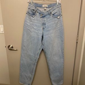 Abercrombie Curve Love High Rise Dad Jean Size 29